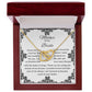 To Mother of the Bride | I Knew The Day | Interlocking Hearts Necklace