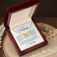 To My Soulmate | I Can Always Count On You | Interlocking Hearts Necklace