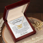To My Beautiful Granddaughter | As You Grow Older | Interlocking Hearts Necklace