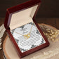 To Mother of the Bride | I Knew The Day | Interlocking Hearts Necklace