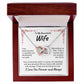 To My Remarkable Wife | Your determination is a Guiding Star | Interlocking Hearts