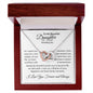 To Daughter on Wedding Day | As I Watch You Step | Interlocking Hearts Necklace