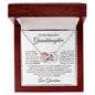 To My Beautiful Granddaughter | As You Grow Older | Interlocking Hearts Necklace