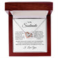 To My Soulmate | I Can Always Count On You | Interlocking Hearts Necklace