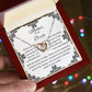 To Mother of the Bride | I Knew The Day | Interlocking Hearts Necklace