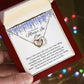 To Best Mother In Law From Her | When I Fell In Love | Interlocking Hearts Necklace