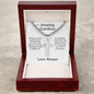To My Amazing Grandson Sharing Precious Moments With You | Artisan Cross Necklace