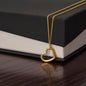 Delicate Heart Necklace Without Message Card