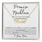 Custom Promise Necklace | When You Wear This Necklace | Custom Name Necklace