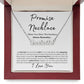 Custom Promise Necklace | When You Wear This Necklace | Custom Name Necklace