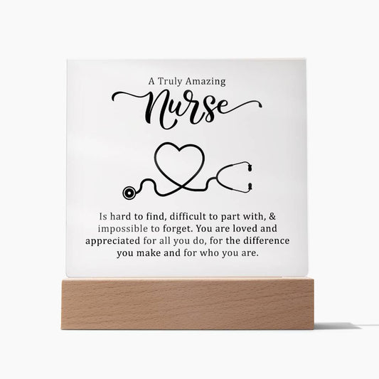 Nursing Truly Amazing Nurse |Acrylic Square