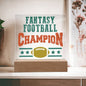 Fantasy Football Champion |Acrylic Square