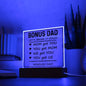 Bonus Dad Let's Break It Down Father's Day|Acrylic Square