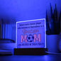 Behind Every Soccer Player Mom Who Believed |Acrylic Square