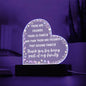 There Are Friends There is Family and Then There Are Friends That Become Family Acrylic Plaque Night Light