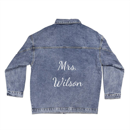 Custom Wedding Jean Jacket (Mrs, Future Mrs, Just Married, Etc...)