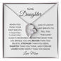 To My Daughter | When You Took Your First Breath | Forever Love Necklace
