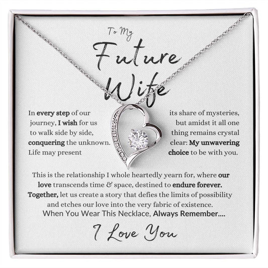 To My Future Wife | When You Wear This Necklace | Forever Love Necklace