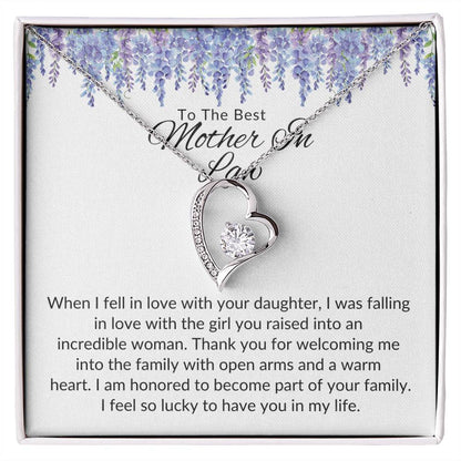 To Best Mother In Law From Him | When I Fell In Love | Forever Love Necklace