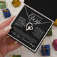 To My Incredible Wife I Acknowledge Your Sacrifices | Forever Love Necklace