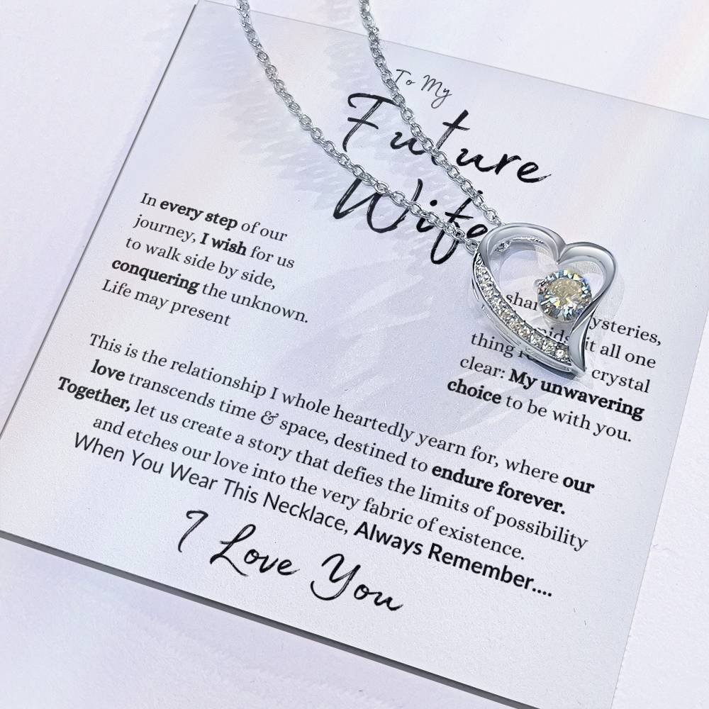 To My Future Wife | When You Wear This Necklace | Forever Love Necklace