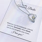 To My Awesome Bestie Whenever You Feel Inadequate | Forever Love Necklace