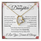 To My Daughter | If I Had To Choose Between Loving You And Breathing | Forever Love Necklace