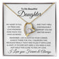 To My Beautiful Daughter | My Heart Is Full of Pride | Forever Love Necklace
