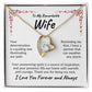 To My Remarkable Wife | Your Determination | Forever Love Necklace