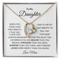 To My Daughter | When You Took Your First Breath | Forever Love Necklace