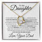To My Daughter | Never Forget That I Love You Forever | Forever Love Necklace