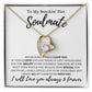 To My Smokin' Hot Soulmate | Never Forget That I Love You | Forever Heart Necklace