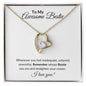 To My Awesome Bestie Whenever You Feel Inadequate | Forever Love Necklace