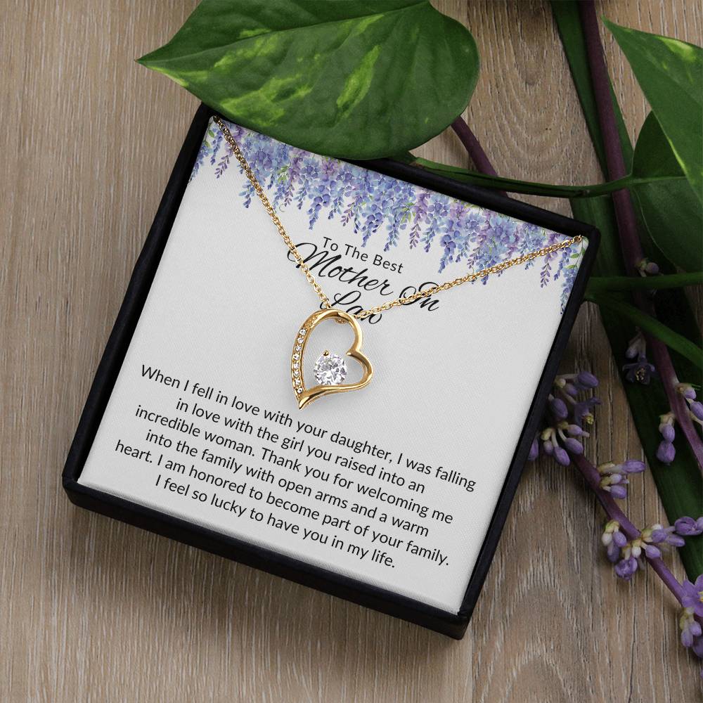 To Best Mother In Law From Him | When I Fell In Love | Forever Love Necklace