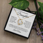 To My Beautiful Daughter | Someday When The Pages | Forever Love Necklace