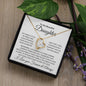 To My Beautiful Daughter | My Heart Is Full of Pride | Forever Love Necklace
