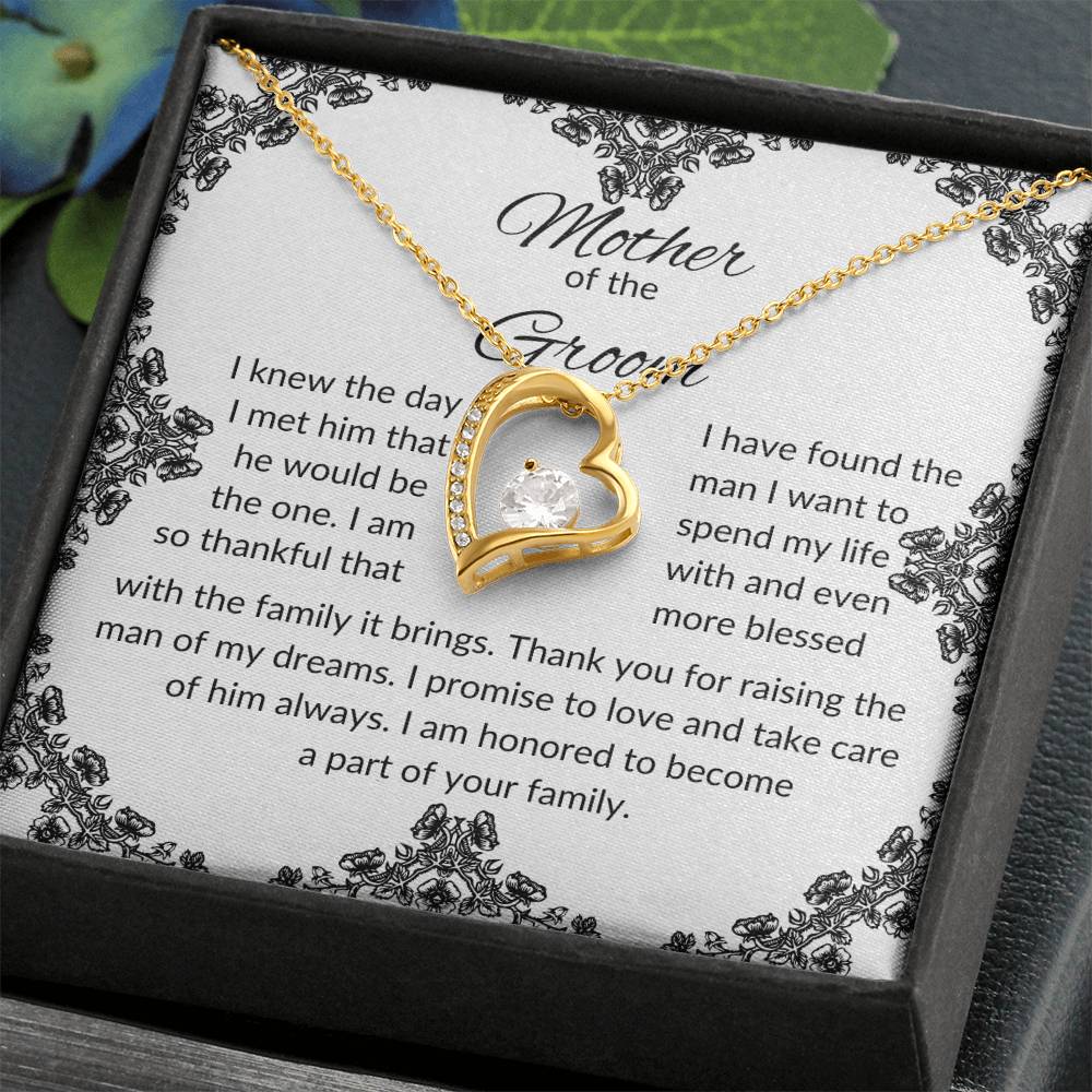 To Mother of the Groom | I Knew The Day | Forever Love Necklace