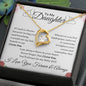 To My Daughter | If I Had To Choose Between Loving You And Breathing | Forever Love Necklace