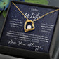 To My Wife | Wish You Nothing But Joy And Happiness | Forever Love Necklace