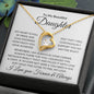 To My Beautiful Daughter | My Heart Is Full of Pride | Forever Love Necklace