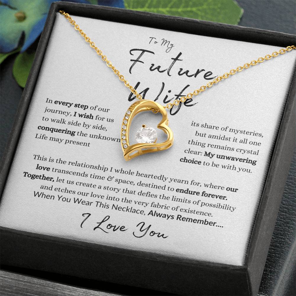 To My Future Wife | When You Wear This Necklace | Forever Love Necklace