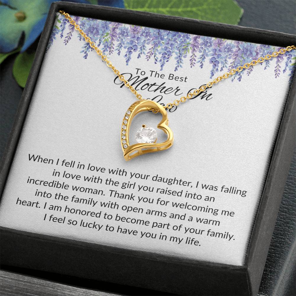 To Best Mother In Law From Him | When I Fell In Love | Forever Love Necklace