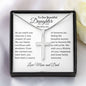 To Daughter on Wedding Day From Parents | As I Watch You Step | Stainless Cross Necklace