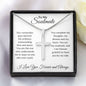 To My Soulmate | Our Connection | Stainless Cross Necklace