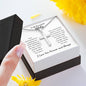 To My Remarkable Wife | Your Determination | Stainless Cross Necklace