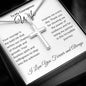To My Courageous Wife | Your Courage is Bold Ink | Stainless Cross Necklace