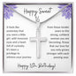 Daughter Happy Sweet 16 From Parents | It Feels Like Yesterday | Stainless Cross