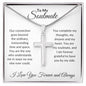 To My Soulmate | Our Connection | Stainless Cross Necklace