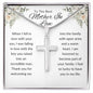 To Best Mother In Law From Her | When I Fell In Love |  Stainless Steel Cross Necklace