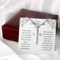 To Best Mother In Law From Her | When I Fell In Love |  Stainless Steel Cross Necklace